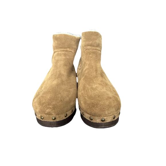 Madewell Toffee The Marceline Clog Boot in Shearling Size 8 - Picture 2 of 9